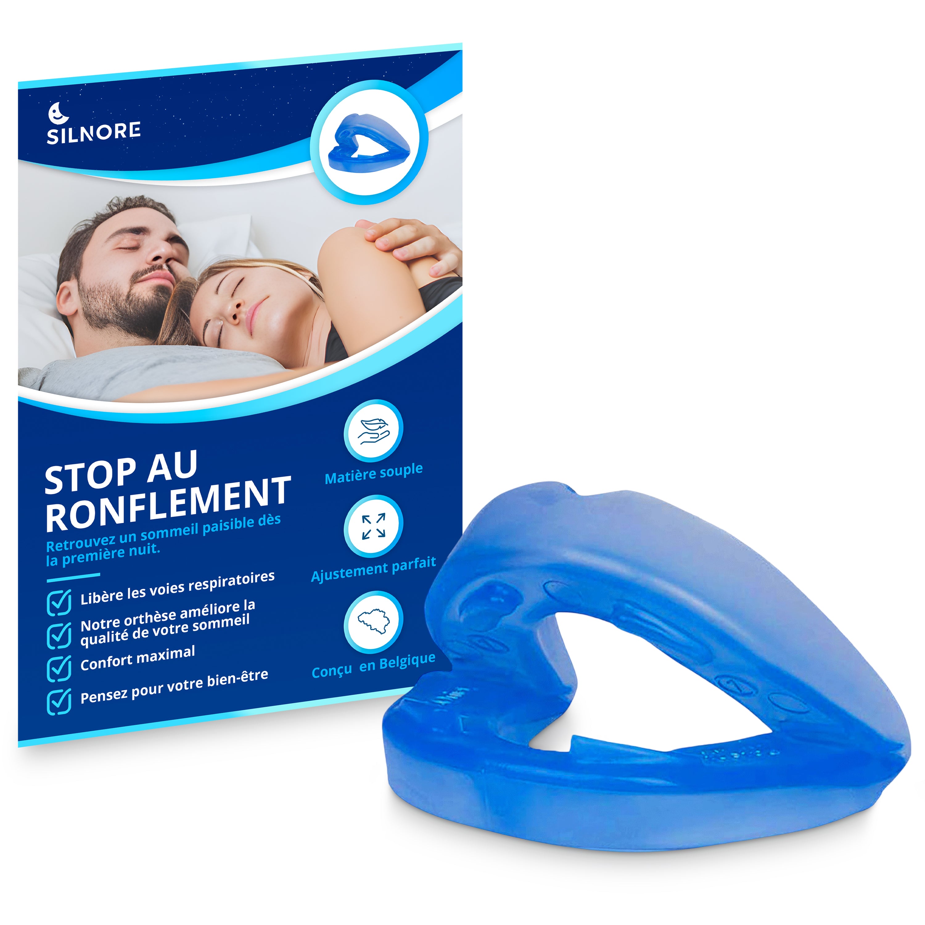 Gouttière anti ronflement silnore